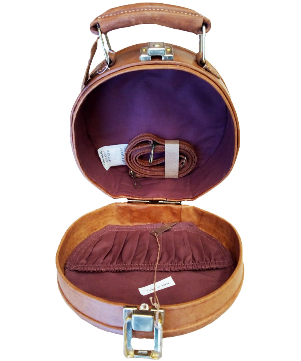 Real Leather Round Fashion Crossbody Bag B01WL BROWN Wholesale